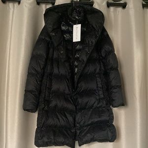 Athleta Lofty down coat nwt size small black